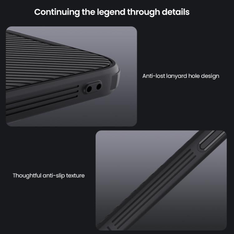 For iPhone 16e NILLKIN CamShield Pro PC Phone Case(Black) - iPhone 16e Cases by NILLKIN | Online Shopping UK | buy2fix
