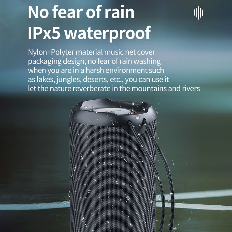 Zealot S46 TWS Portable Wireless Bluetooth Speaker with Colorful Light(Blue) - Desktop Speaker by ZEALOT | Online Shopping UK | buy2fix