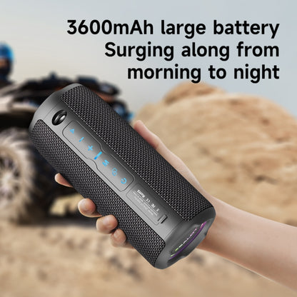 Zealot S49 Pro 20W Outdoor Portable Wireless Bluetooth Speaker with RGB Light(Black) - Desktop Speaker by ZEALOT | Online Shopping UK | buy2fix