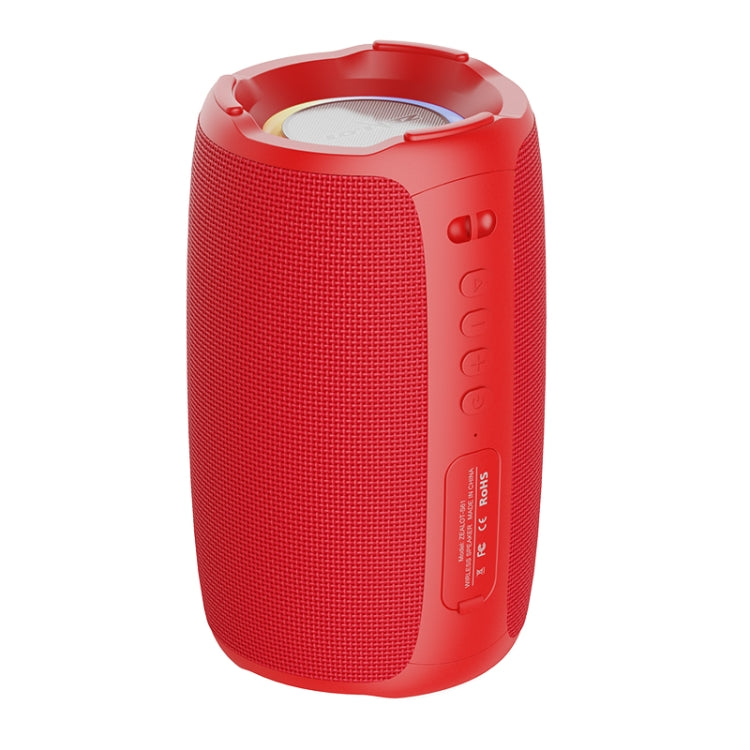 Zealot S61 IPX6 Waterproof Portable Wireless Bluetooth Speaker(Red) - Desktop Speaker by ZEALOT | Online Shopping UK | buy2fix