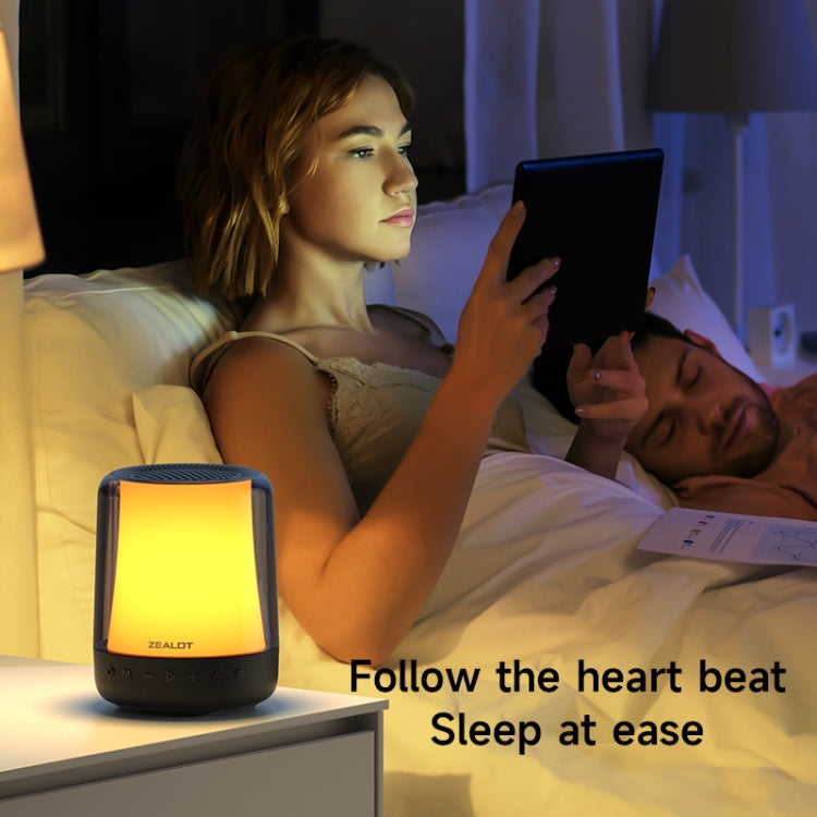 Zealot S66 Portable RGB Light Wireless Bluetooth Speaker Outdoor Subwoofer(Black) - Desktop Speaker by ZEALOT | Online Shopping UK | buy2fix