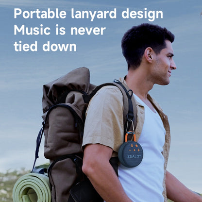 Zealot S77 IPX7 Waterproof Portable Wireless Bluetooth Speaker(Black) - Waterproof Speaker by ZEALOT | Online Shopping UK | buy2fix