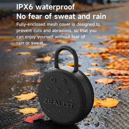 Zealot S77 IPX7 Waterproof Portable Wireless Bluetooth Speaker(Blue Cyan) - Waterproof Speaker by ZEALOT | Online Shopping UK | buy2fix