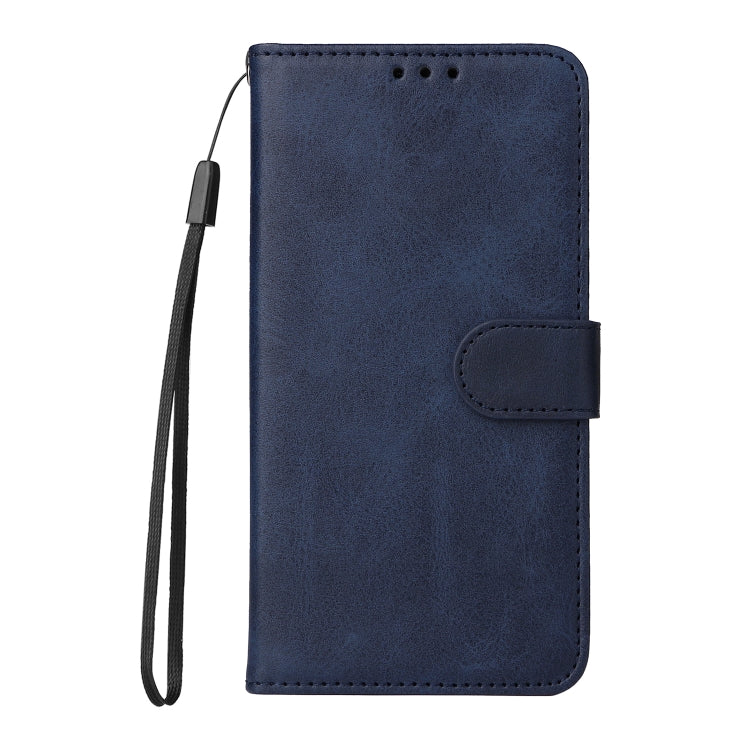 For OnePlus 12 Classic Calf Texture Flip Leather Phone Case(Blue) - OnePlus Cases by buy2fix | Online Shopping UK | buy2fix