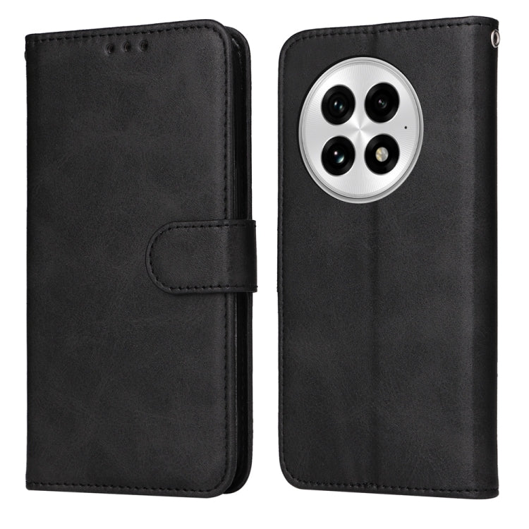 For OnePlus 13 Classic Calf Texture Flip Leather Phone Case(Black) - OnePlus Cases by buy2fix | Online Shopping UK | buy2fix