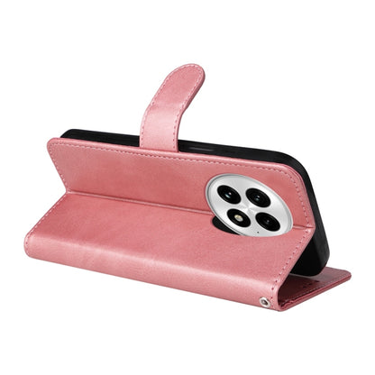 For OnePlus 13 Classic Calf Texture Flip Leather Phone Case(Rose Gold) by buy2fix