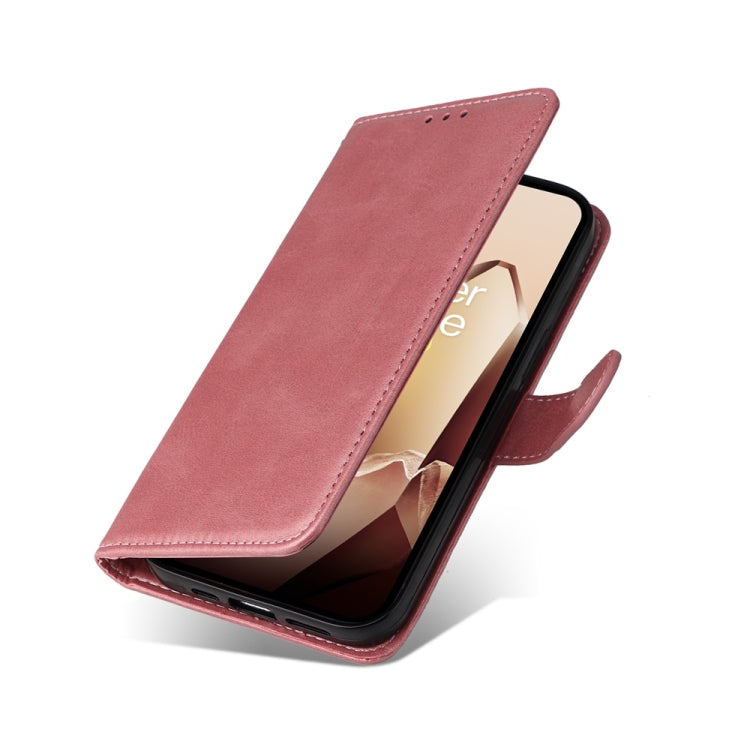 For OnePlus 13 Classic Calf Texture Flip Leather Phone Case(Rose Gold) by buy2fix