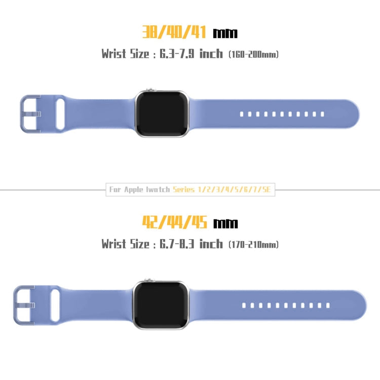 For Apple Watch Series 6 44mm Pin Buckle Silicone Watch Band(Cyan Blue) - Watch Bands by buy2fix | Online Shopping UK | buy2fix