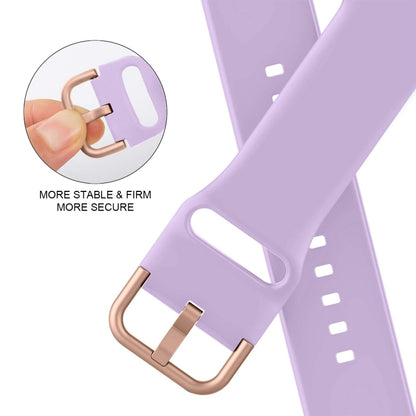 For Apple Watch Ultra 2 49mm Pin Buckle Silicone Watch Band(Lavender) - Watch Bands by buy2fix | Online Shopping UK | buy2fix