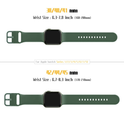 For Apple Watch Series 10 46mm Pin Buckle Silicone Watch Band(Clover) - Watch Bands by buy2fix | Online Shopping UK | buy2fix
