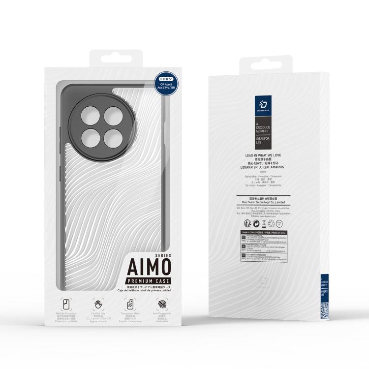 For OnePlus Ace 5 / Ace 5 Pro DUX DUCIS Aimo Series TPU + PC Frosted Feel Phone Case(Black) - Ace 5 Cases by DUX DUCIS | Online Shopping UK | buy2fix