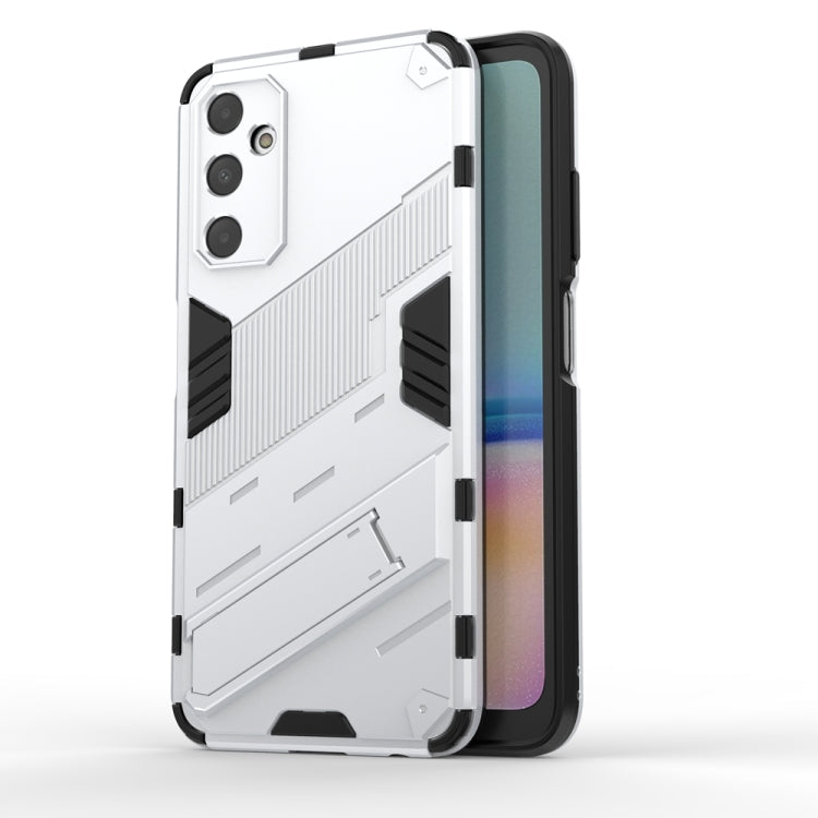 For Samsung Galaxy A05s 4G Punk Armor 2 in 1 PC + TPU Shockproof Phone Case with Invisible Holder(White) - Galaxy Phone Cases by buy2fix | Online Shopping UK | buy2fix