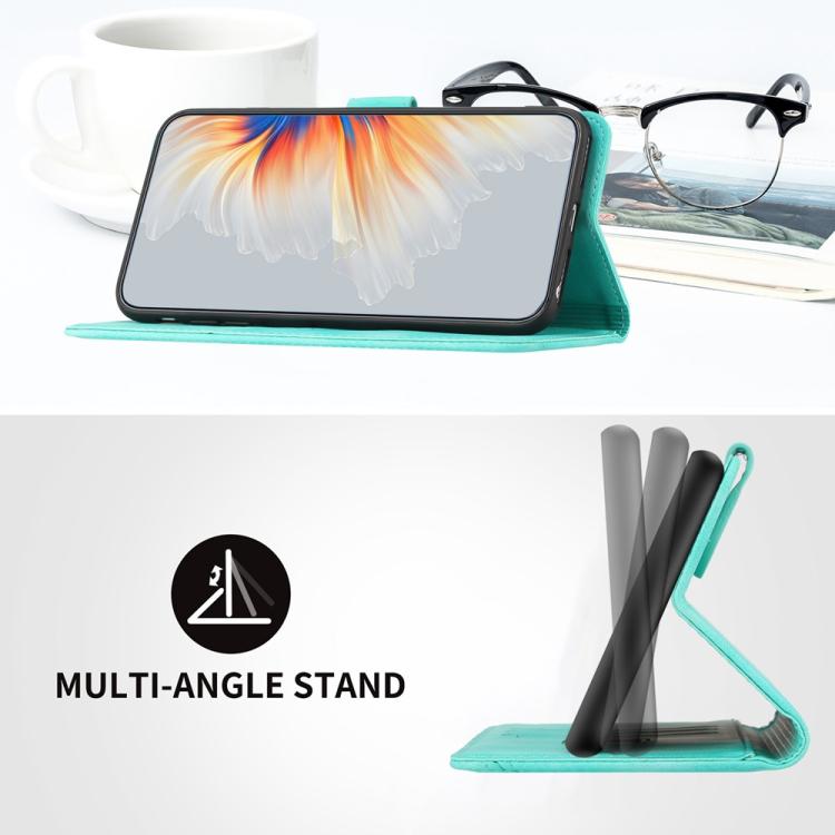 For iPhone Air Heart Pattern Skin Feel Leather Phone Case(Light Blue) - iPhone Air Cases by buy2fix | Online Shopping UK | buy2fix