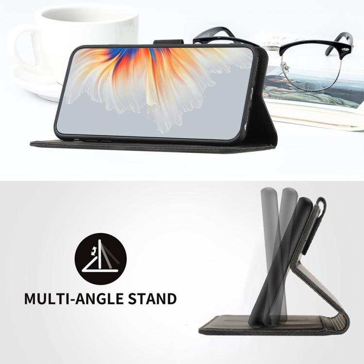 For iPhone 17 Heart Pattern Skin Feel Leather Phone Case(Black) - iPhone 17 Cases by buy2fix | Online Shopping UK | buy2fix