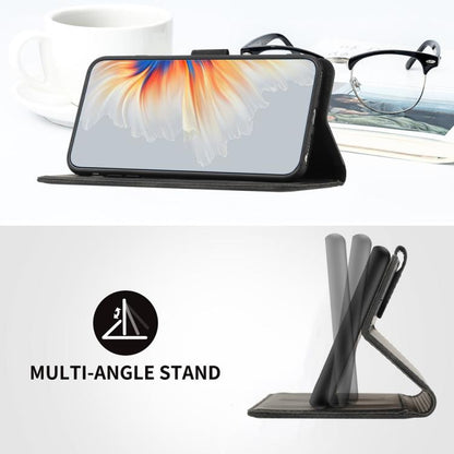 For iPhone 17 Pro Max Heart Pattern Skin Feel Leather Phone Case(Black) - iPhone 17 Pro Max Cases by buy2fix | Online Shopping UK | buy2fix