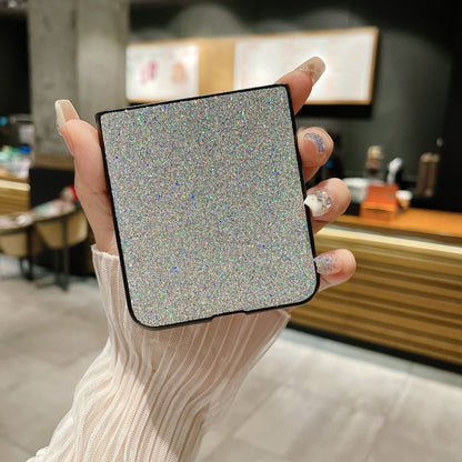 For Motorola Razr 40 Ultra Gradient Color Glitter Shockproof Protective Phone Case(Purple) by buy2fix