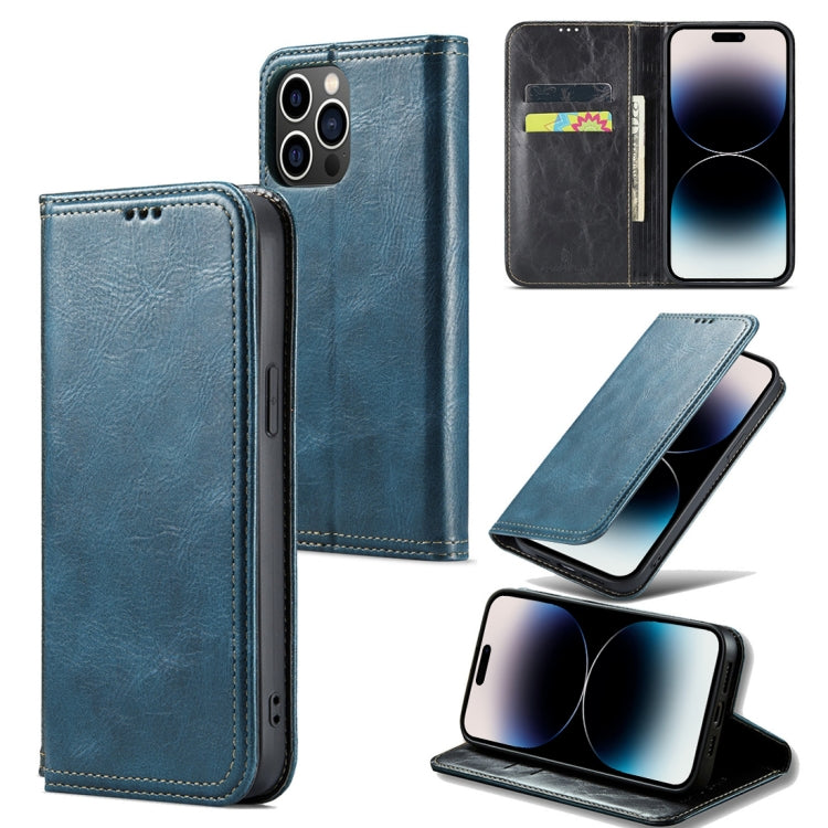 For iPhone 15 Pro Fierre Shann Vintage Bark Texture Wallet Leather Phone Case(Green) - iPhone 15 Pro Cases by FIERRE SHANN | Online Shopping UK | buy2fix