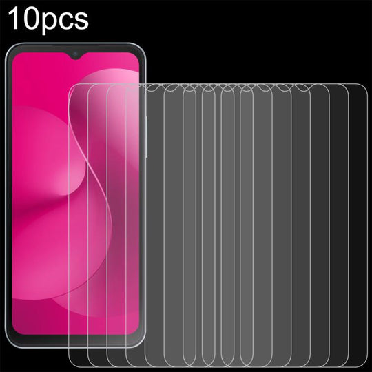 For T-Mobile REVVL 8 5G 10pcs 0.26mm 9H 2.5D Tempered Glass Film