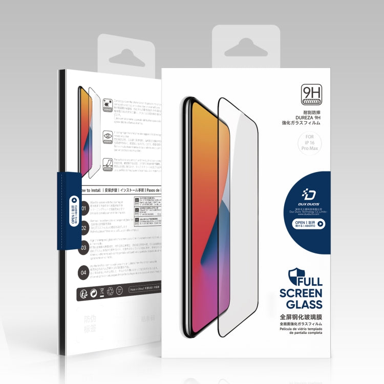 For iPhone 16 Pro Max 10pcs DUX DUCIS 0.33mm 9H Medium Alumina Tempered Glass Film - iPhone 16 Pro Max Tempered Glass by DUX DUCIS | Online Shopping UK | buy2fix