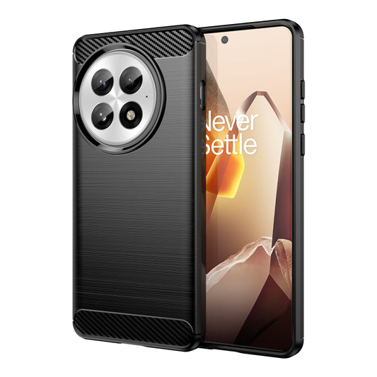 For OnePlus 13 Carbon Fiber Brushed Texture TPU Phone Case(Black) by buy2fix
