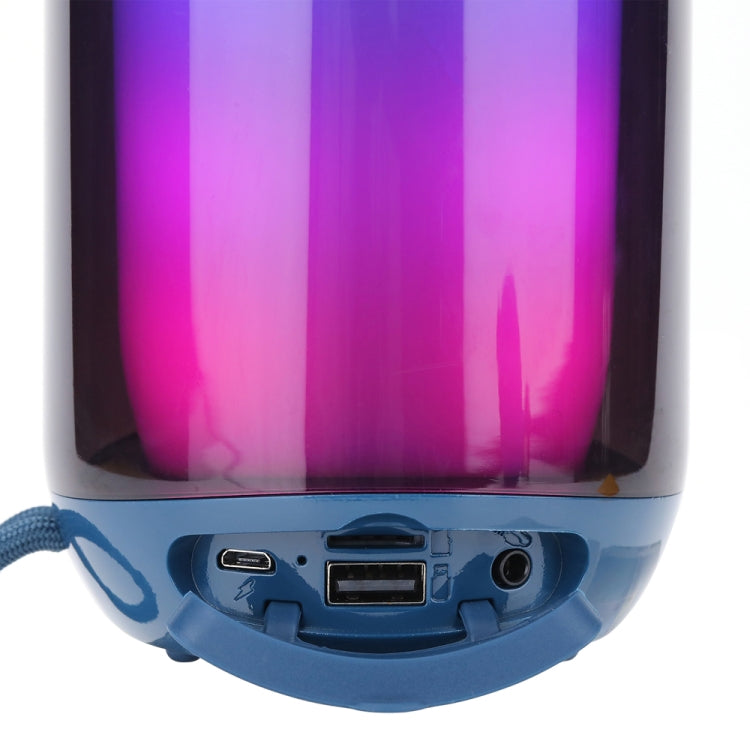 T&G TG651 Portable LED Wireless Bluetooth Speaker Outdoor TWS Subwoofer(Black) - Desktop Speaker by T&G | Online Shopping UK | buy2fix