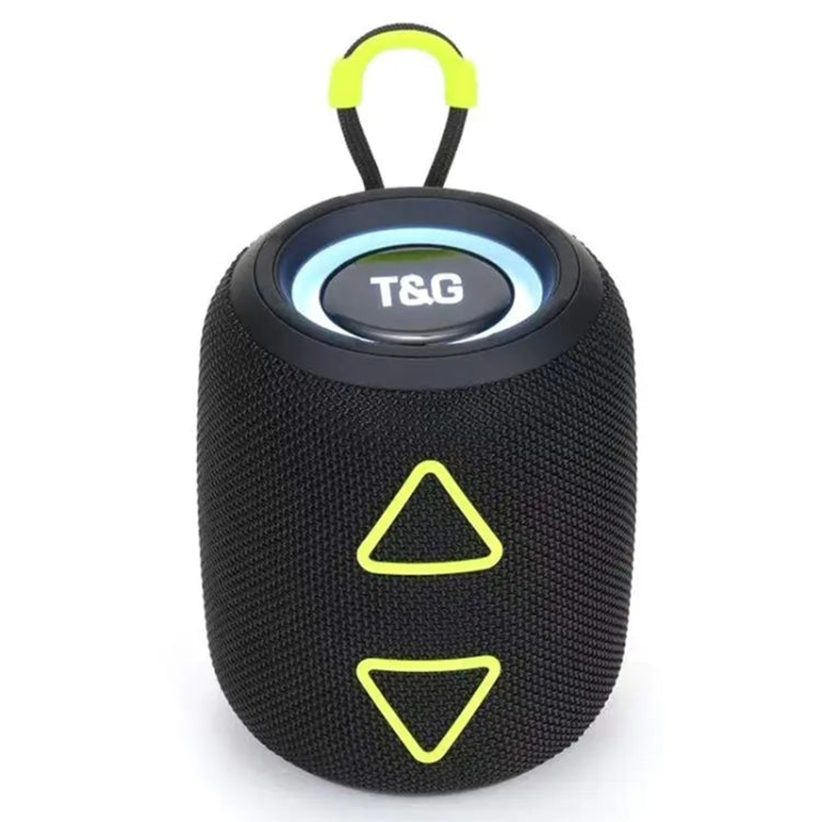 T&G TG655 Outdoor Portable TWS Wireless Bluetooth Speaker LED Light Stereo Subwoofer(Black) - Desktop Speaker by T&G | Online Shopping UK | buy2fix