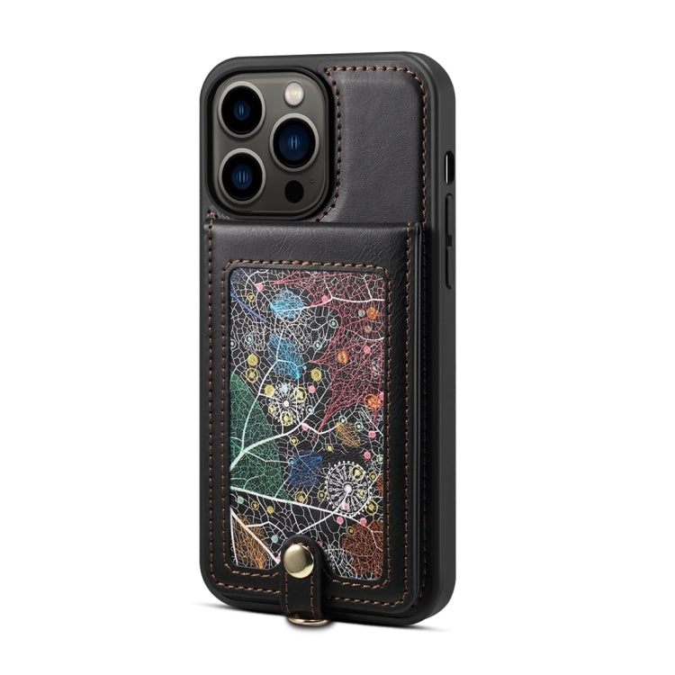 For iPhone 15 ESEBLE Star Series Lanyard Holder Card Slot Phone Case(Black) - iPhone 15 Cases by ESEBLE | Online Shopping UK | buy2fix