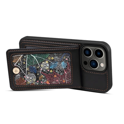 For iPhone 15 ESEBLE Star Series Lanyard Holder Card Slot Phone Case(Black) - iPhone 15 Cases by ESEBLE | Online Shopping UK | buy2fix