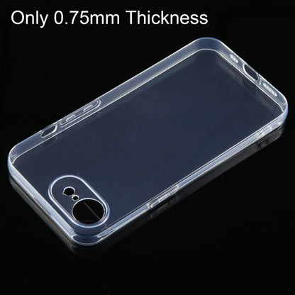 For iPhone SE 4 2024 Ultra-thin Transparent TPU Phone Case - More iPhone Cases by buy2fix | Online Shopping UK | buy2fix