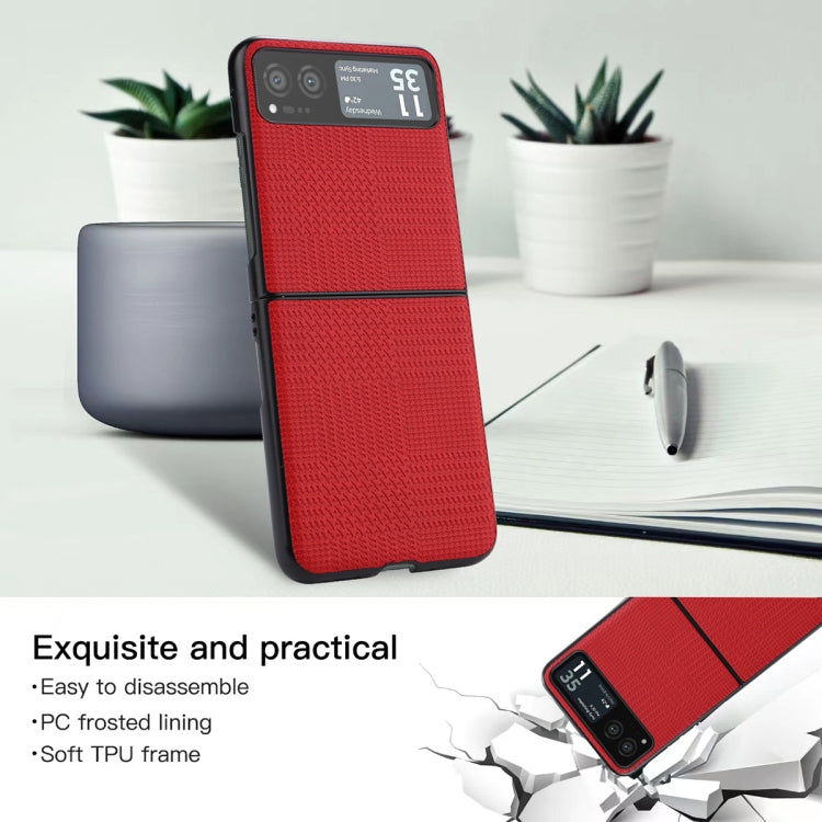 For Motorola Razr 40 ViLi TH Series Shockproof TPU + PC Phone Case(Red) by ViLi