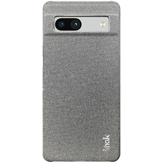 For Google Pixel 7a imak Ruiyi Series Cloth Texture PU + PC Phone Case(Light Grey) by imak