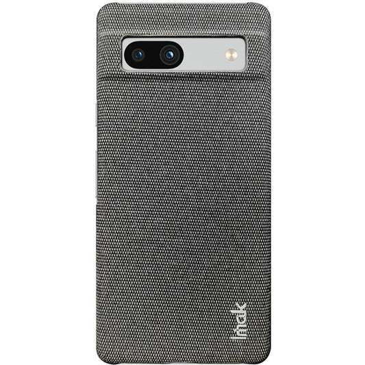 For Google Pixel 7a imak Ruiyi Series Cloth Texture PU + PC Phone Case(Dark Grey) by imak