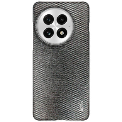 For OnePlus 13 imak Ruiyi Series Cloth Texture PU + PC Phone Case(Dark Grey) by imak