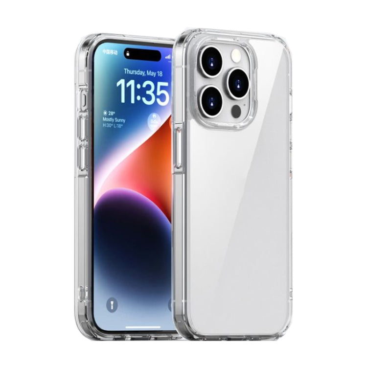 For iPhone 15 Pro iPAKY Aurora Series Shockproof PC + TPU Protective Phone Case(Transparent) - iPhone 15 Pro Cases by iPAKY | Online Shopping UK | buy2fix