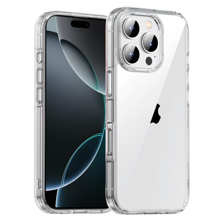 For iPhone 16 Pro Max iPAKY Aurora Series Shockproof PC + TPU Protective Phone Case(Transparent) - iPhone 16 Pro Max Cases by iPAKY | Online Shopping UK | buy2fix