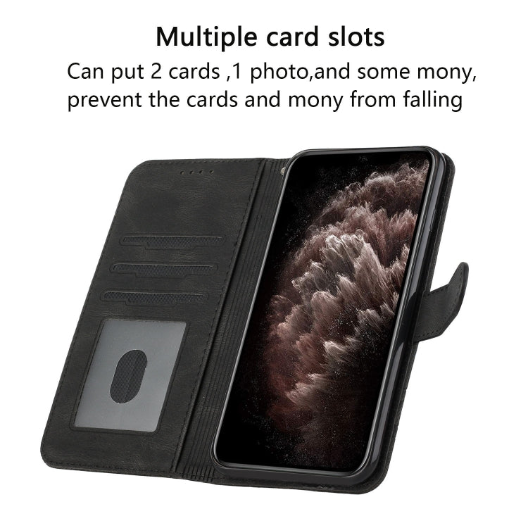 For Motorola Edge 5G 2024 Cubic Skin Feel Flip Leather Phone Case(Black) - Motorola Cases by buy2fix | Online Shopping UK | buy2fix