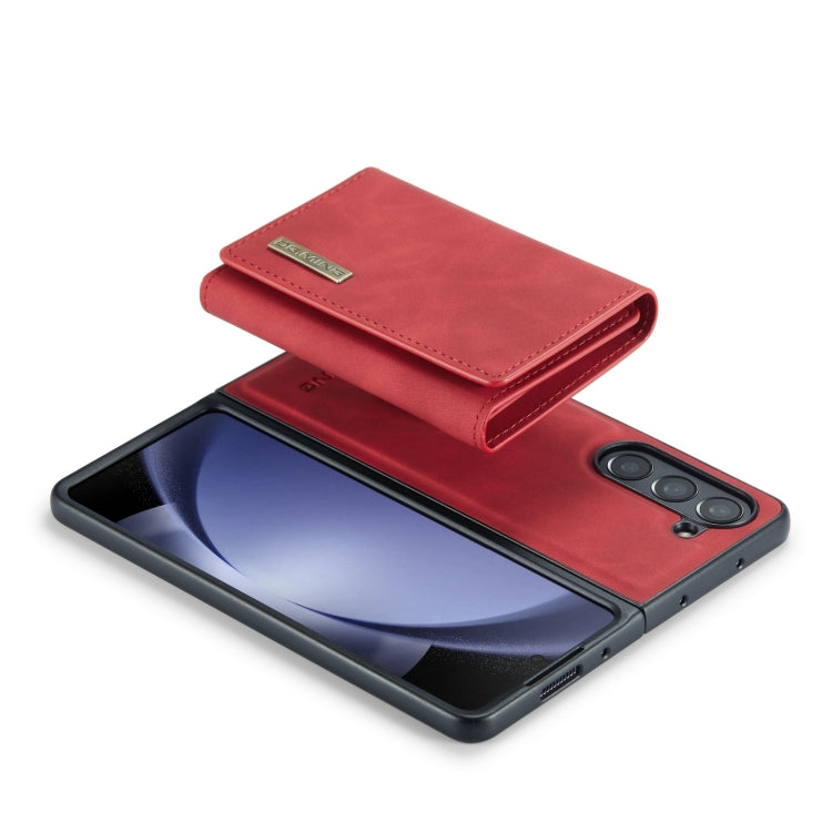 For Samsung Galaxy Z Fold5 DG.MING M1 Series 3-Fold Multi Card Wallet + Magnetic Phone Case(Red) by DG.MING
