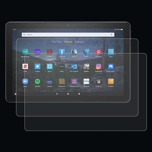 For Amazon Fire HD10 2023 / 2021 2pcs 9H 0.3mm Explosion-proof Tempered Glass Film - Others by buy2fix | Online Shopping UK | buy2fix