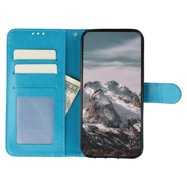 For iPhone Air Sun Mandala Embossing Leather Phone Case(Blue) - iPhone Air Cases by buy2fix | Online Shopping UK | buy2fix