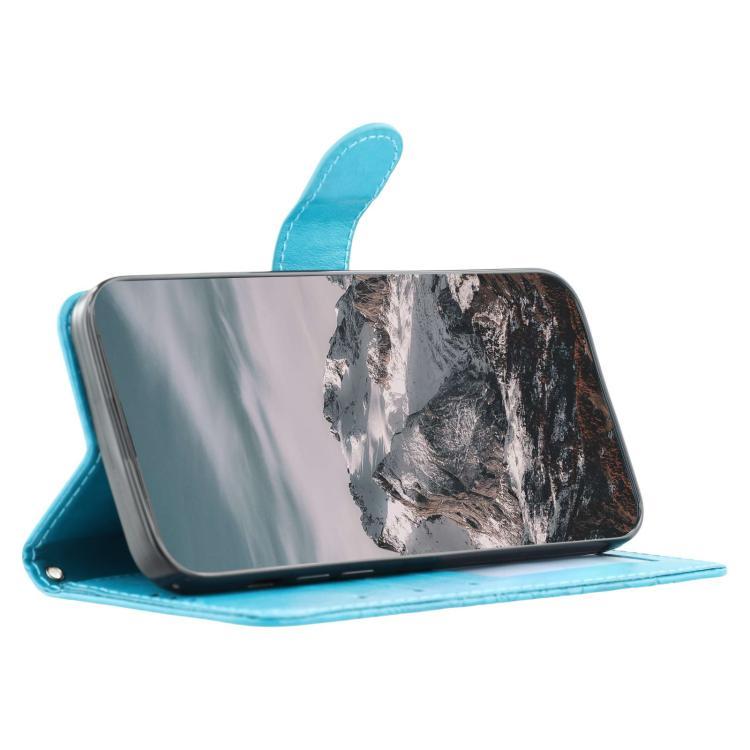 For iPhone Air Sun Mandala Embossing Leather Phone Case(Blue) - iPhone Air Cases by buy2fix | Online Shopping UK | buy2fix