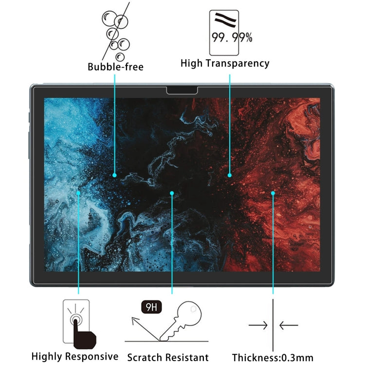 For Vastking KingPad K10 2pcs 9H 0.3mm Explosion-proof Tempered Glass Film - Others by buy2fix | Online Shopping UK | buy2fix