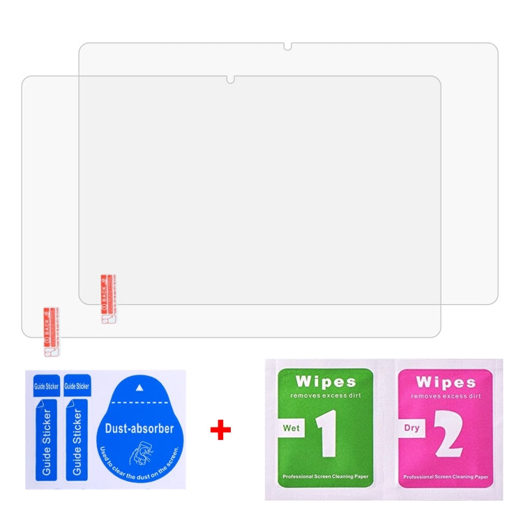 For Umidigi A11 Tab 2pcs 9H 0.3mm Explosion-proof Tempered Glass Film - Others by buy2fix | Online Shopping UK | buy2fix