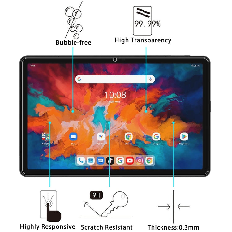 For Umidigi A11 Tab 2pcs 9H 0.3mm Explosion-proof Tempered Glass Film - Others by buy2fix | Online Shopping UK | buy2fix