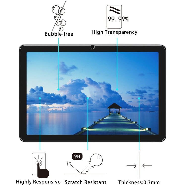 For Umidigi G1 Tab 2pcs 9H 0.3mm Explosion-proof Tempered Glass Film - Others by buy2fix | Online Shopping UK | buy2fix