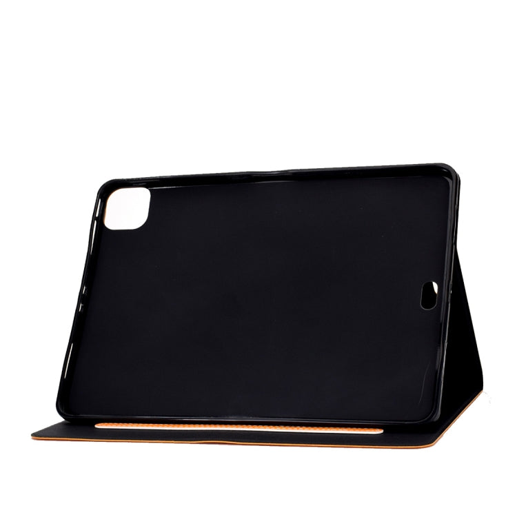 For iPad Pro 11 (2020) & (2018) Cowhide Texture Horizontal Flip Leather Tablet Case with Holder & Card Slots & Sleep / Wake-up Function(Khaki) - iPad Pro 11 (2020) Cases by buy2fix | Online Shopping UK | buy2fix