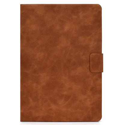 For iPad Pro 11 (2020) & (2018) Cowhide Texture Horizontal Flip Leather Tablet Case with Holder & Card Slots & Sleep / Wake-up Function(Brown) - iPad Pro 11 (2020) Cases by buy2fix | Online Shopping UK | buy2fix