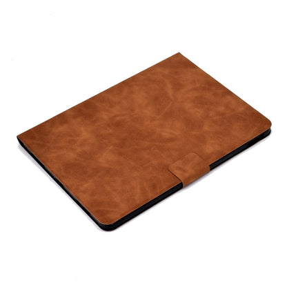 For iPad Pro 11 (2020) & (2018) Cowhide Texture Horizontal Flip Leather Tablet Case with Holder & Card Slots & Sleep / Wake-up Function(Brown) - iPad Pro 11 (2020) Cases by buy2fix | Online Shopping UK | buy2fix