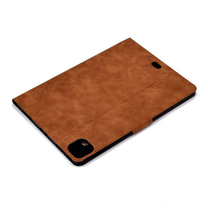 For iPad Pro 11 (2020) & (2018) Cowhide Texture Horizontal Flip Leather Tablet Case with Holder & Card Slots & Sleep / Wake-up Function(Brown) - iPad Pro 11 (2020) Cases by buy2fix | Online Shopping UK | buy2fix