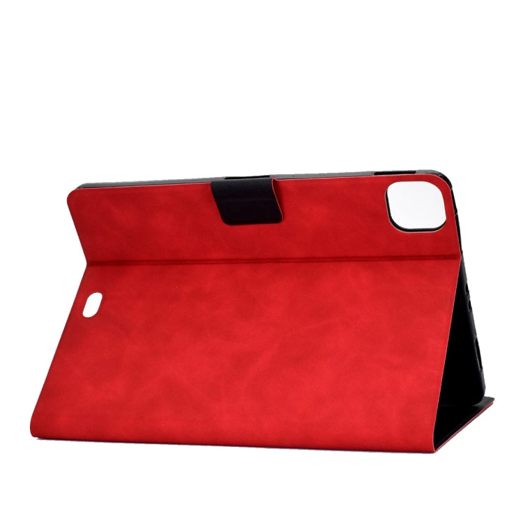 For iPad Pro 11 (2020) & (2018) Cowhide Texture Horizontal Flip Leather Tablet Case with Holder & Card Slots & Sleep / Wake-up Function(Red) - iPad Pro 11 (2020) Cases by buy2fix | Online Shopping UK | buy2fix