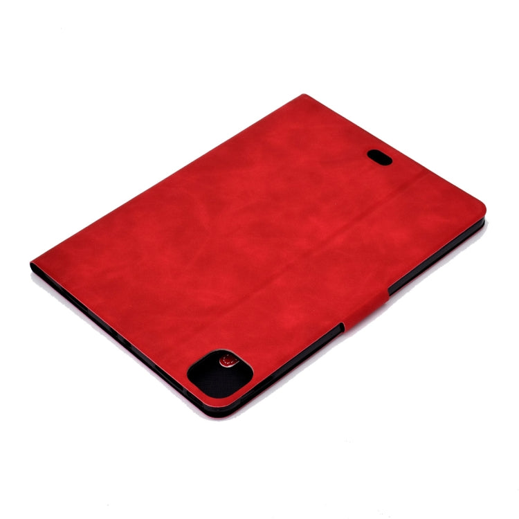 For iPad Pro 11 (2020) & (2018) Cowhide Texture Horizontal Flip Leather Tablet Case with Holder & Card Slots & Sleep / Wake-up Function(Red) - iPad Pro 11 (2020) Cases by buy2fix | Online Shopping UK | buy2fix